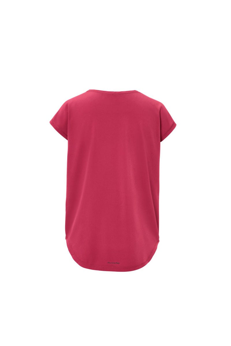 Tchibo Women Sportswear Fit Short Sleeve Training Top, Coral Red - Image 3